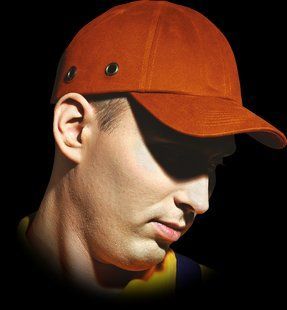 Каска - кепка защитная 54-59 REIS BUMPCAP P апельсиновая P122906 фото