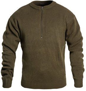 Свитер швейцарской Mil-Tec Swiss Army Оливковый 10809501- P123757082 фото