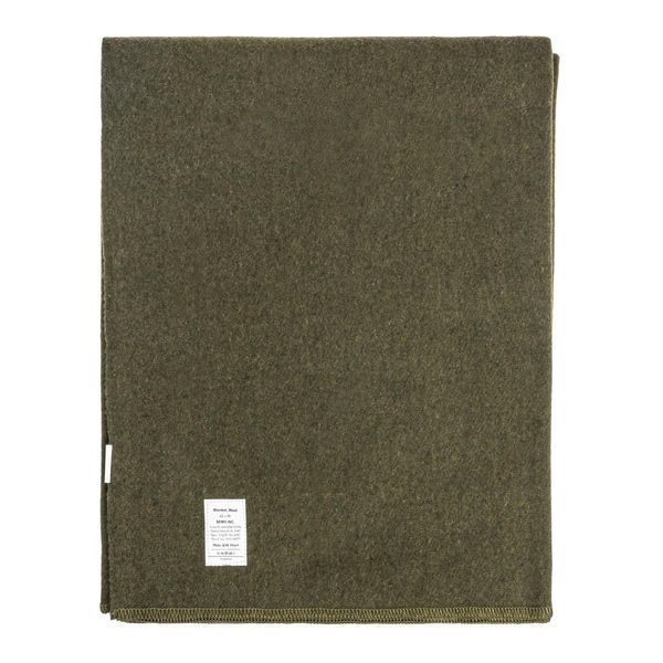 Ковдра вовняна Mil-Tec US 225 x 165 см зелена 14429501 A9937 фото