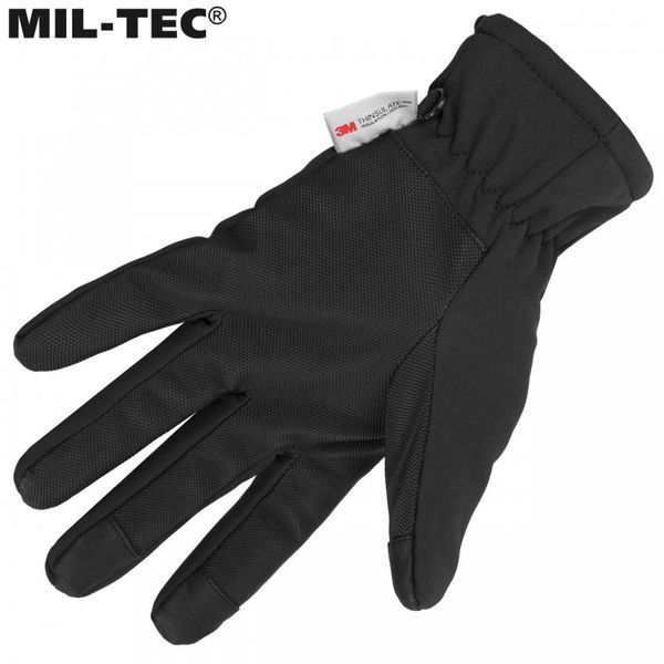 Перчатки Mil-Tec SOFTSHELL THINSULATE Black 12521302 M1255552013 фото