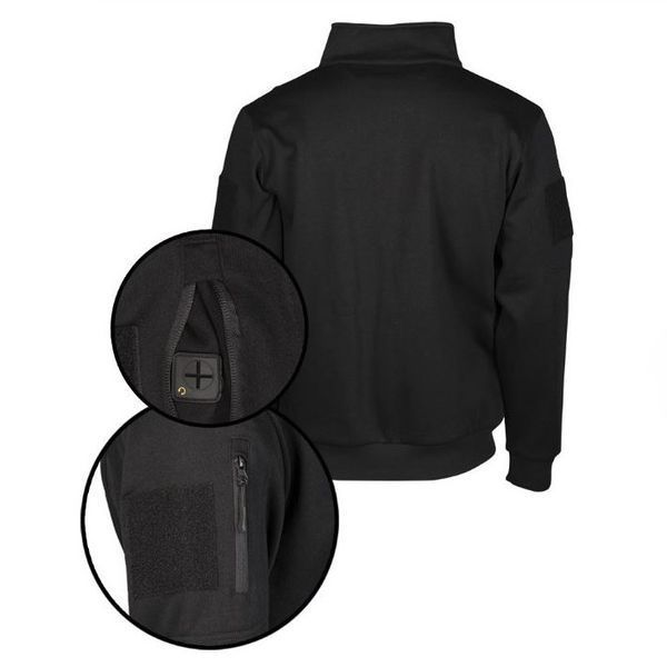Кофта Толстовка Mil-Tec Black 11472502- M1255552060 фото