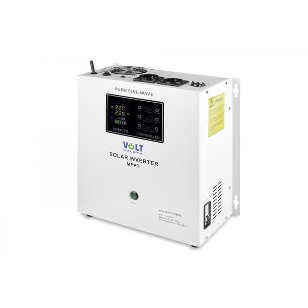 Источник Бесперебойного Питания с AVR и Солнечным MPPT Volt Polska SINUS PRO 1500 S 12/230V (1050/1500W) + 40A MPPT 3SPS150012 W2042 фото