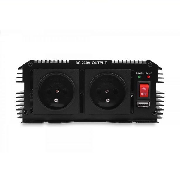 Перетворювач напруги інвертор Volt Polska IPS 1200 N 12/230 V (800/1200W) + USB 3IPS120012 W2118 фото