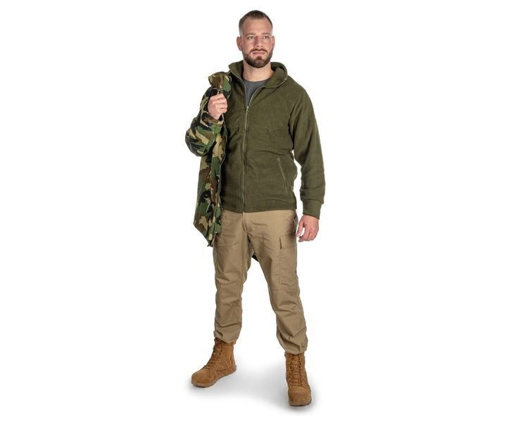 Куртка водонепроницаемая со съемной флисовой подкладкой Mil-Tec ECWCS Gen.II Woodland 10616020- P1236811 фото