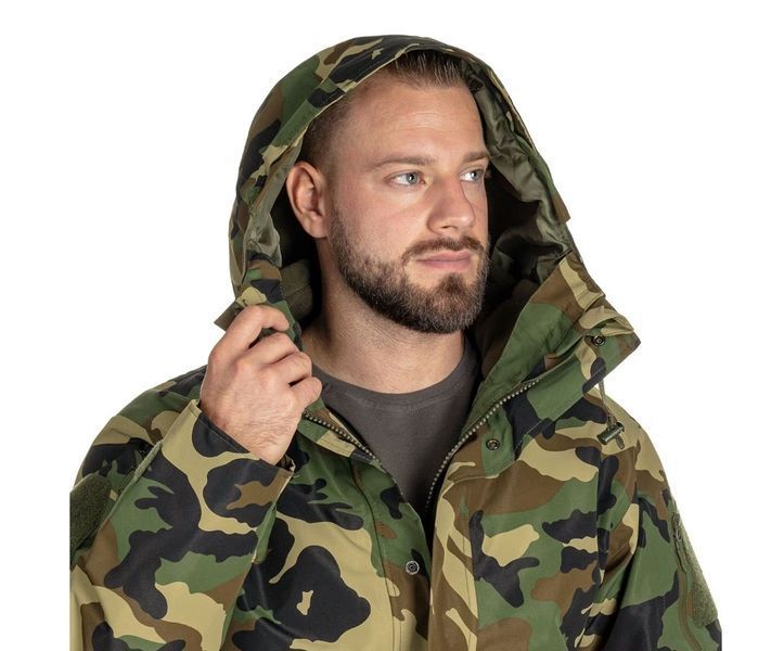 Куртка водонепроницаемая со съемной флисовой подкладкой Mil-Tec ECWCS Gen.II Woodland 10616020- P1236811 фото