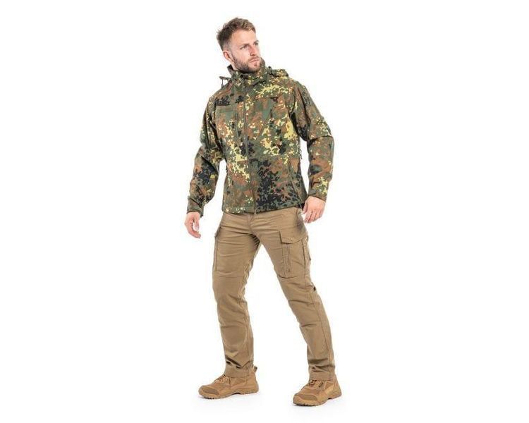 Куртка Softshell вітро-водо непроникна Mil-Tec Jacket SCU Flecktarn 10864021- P123429 фото