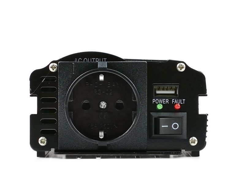 Перетворювач напруги GEKO 24V/230V 500/1000W W2168 фото
