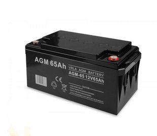 Аккумулятор Volt Polska AGM 12V 65Ah VRLA 6AKUXAG065 W2043 фото