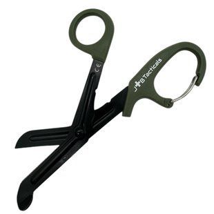 Тактичні медичні ножиці JB Tacticals Molle Shears 15 см зелені JB-SCS-1502-GRN A9111 фото