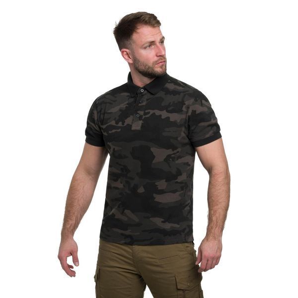 Футболка поло Mil-tec PREWASH CO.PIKEE DARK CAMO 10957080 P1631 фото