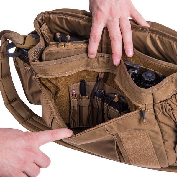 Сумка Helikon-Tex URBAN COURIER BAG LARGE CORDURA Adaptive Green /Coyote TB-UCL-CD-1211A M1255551732 фото