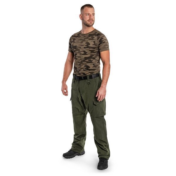 Брюки утепленные водонепроницаемые Mil-Tec Softshell Explorer Olive 11360001 P1339 фото