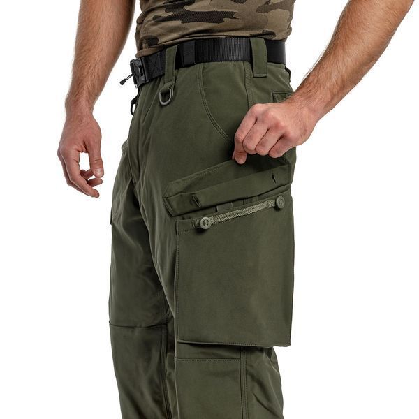 Брюки утепленные водонепроницаемые Mil-Tec Softshell Explorer Olive 11360001 P1339 фото