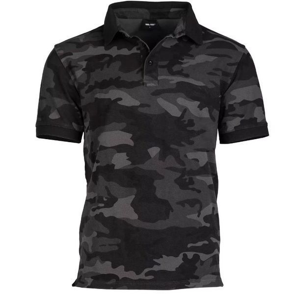 Футболка поло Mil-tec PREWASH CO.PIKEE DARK CAMO 10957080 P1631 фото