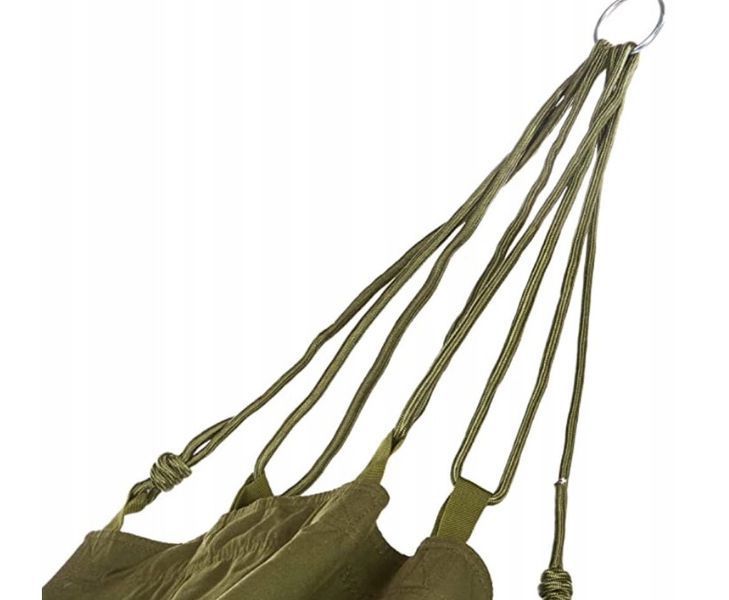 Гамак палатка с москитной сеткой Mil-Tec US JUNGLE CANVAS OLIVE 14441000- P123328 фото