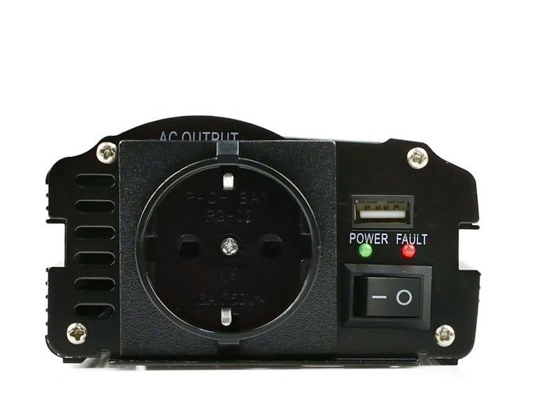 Перетворювач напруги GEKO 24V/230V 500/1000W W2169 фото