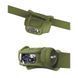 Налобний ліхтар Mil-tec KOPFLAMPE LED 4-FARBIG OLIV 15170101 A9508 фото 1