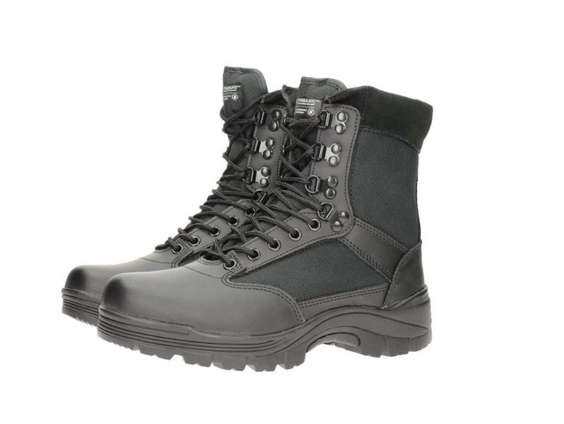 Ботинки кожаные Mil-Tec SWAT black 12827000- P1236730 фото