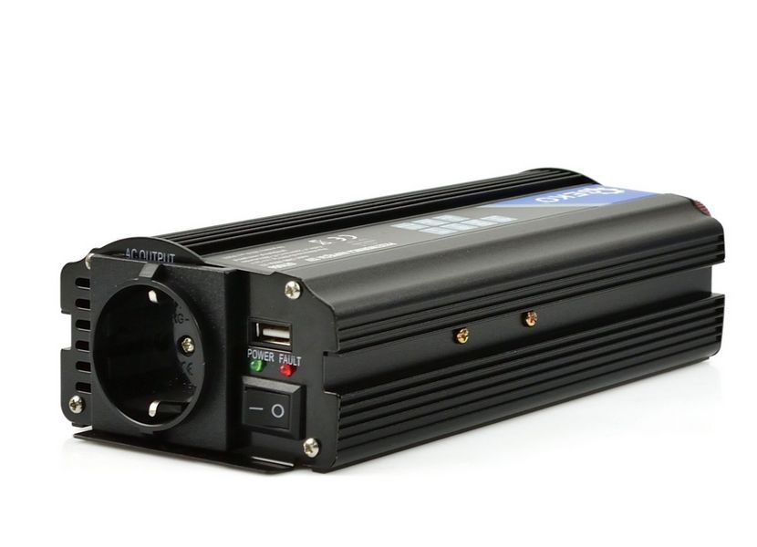 Перетворювач напруги GEKO 24V/230V 500/1000W W2169 фото