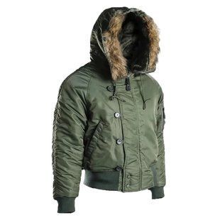 Куртка бомбер тактична Mil-Tec US N2B Basic Olive 10411001- S P1237459 фото