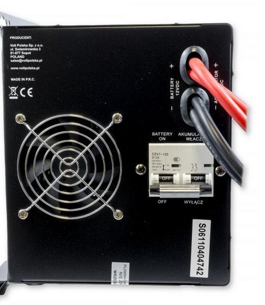 Джерело безперебійного живлення Volt Polska SINUS PRO 2400 W 12/230 V (1600/2400W) 3SP240012W W2044 фото