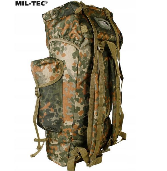 Рюкзак транспортувальний Mil-Tec 65 л Flecktarn 14023021- P123663 фото