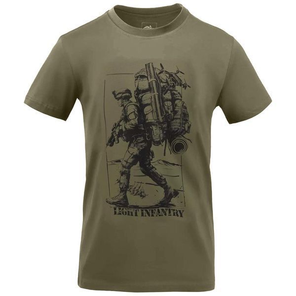 Футболка тактична Helikon-Tex Light infantry &mdash; Olive Green TS-LIF-CO-02 A9662 фото
