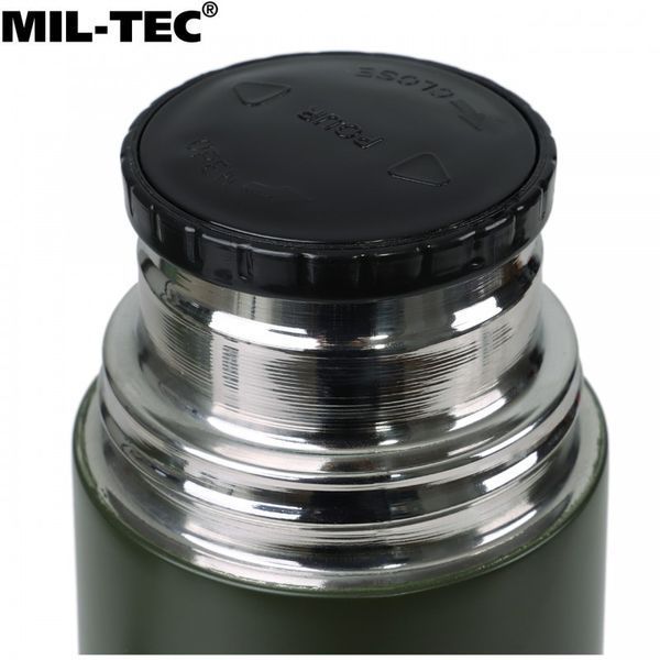 Сталевий термос із кухлем Mil-Tec Olive 1 л 14532000 M1255551395 фото