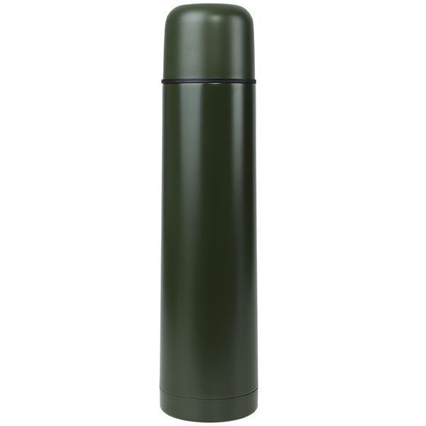 Сталевий термос із кухлем Mil-Tec Olive 1 л 14532000 M1255551395 фото