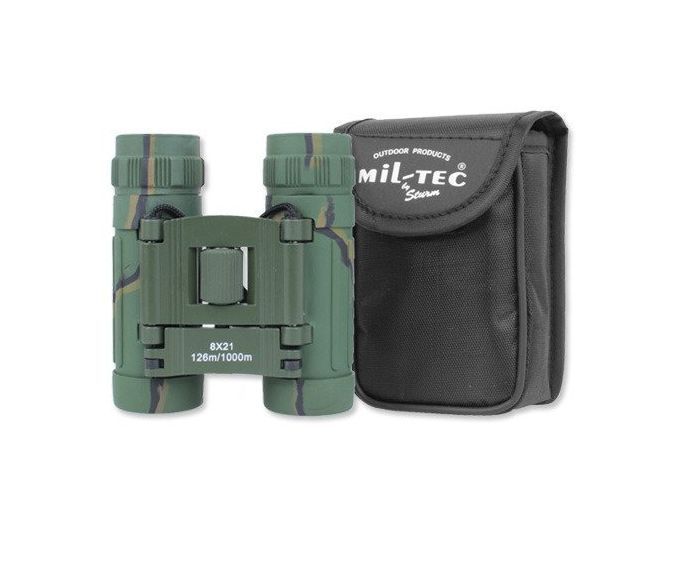 Складной бинокль Mil-Tec Mini 8x21 Camo 15701020 A7961 фото