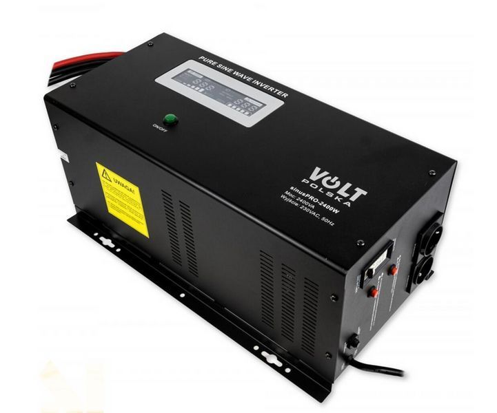 Джерело безперебійного живлення Volt Polska SINUS PRO 2400 W 12/230 V (1600/2400W) 3SP240012W W2044 фото