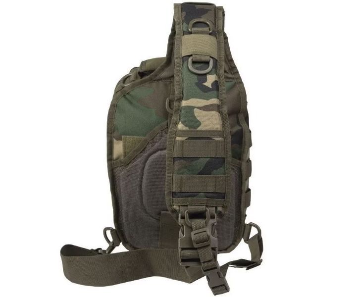 Рюкзак/сумка на одне плече Mil-Tec One Strap Assault 10 л Woodland 14059120 P1607 фото