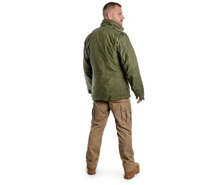 Куртка тактична з капюшоном і підкладкою Helikon-Tex M65 Nyco Olive Green P1237099 фото