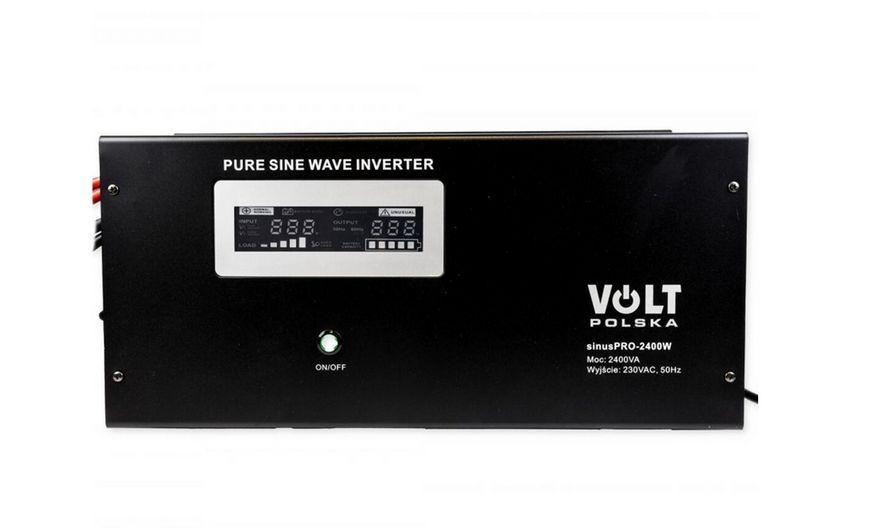 Джерело безперебійного живлення Volt Polska SINUS PRO 2400 W 12/230 V (1600/2400W) 3SP240012W W2044 фото