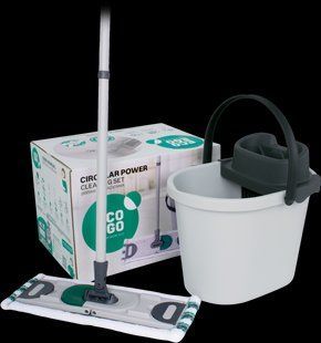 Набір для прибирання YORK CIRCULAR POWER YZESTMOPCIRCULAR SDS сіро-темно-сірий A8842 фото