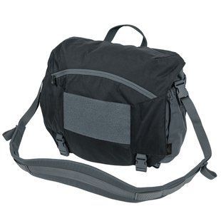 Сумка Helikon-Tex URBAN COURIER BAG LARGE CORDURA Black/Shadow Grey TB-UCL-CD-0135A M1255551724 фото