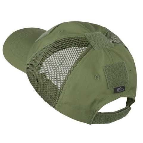 Бейсболка сетчатая тактическая с панелями Helikon-Tex MESH OLIVE GREEN CZ-BBM-PO-02 T00142 фото