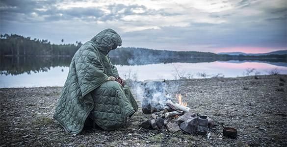 Пончо, спальний мішок, утеплювач гама Helikon-Tex SWAGMAN ROLL BASIC Black PO-SRB-PO-01 M1255551177 фото