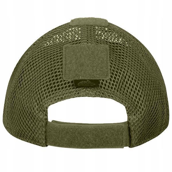Бейсболка сетчатая тактическая с панелями Helikon-Tex MESH OLIVE GREEN CZ-BBM-PO-02 T00142 фото