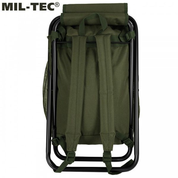 Рюкзак складаний зі стільцем 2 в 1 Mil-Tec 20 л Olive 14059001 M1255551915 фото