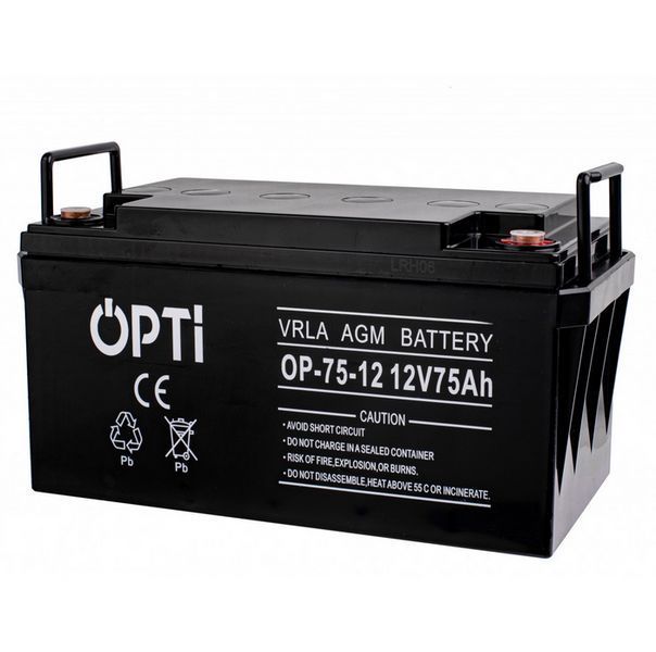 Аккумулятор Volt Polska AGM OPTI 12V 75 Ah VRLA W2234 фото