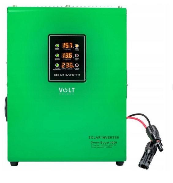 Инвертор солнечный Volt Polska GREEN BOOST MPPT 3000 BYPASS (120-350VDC) 3SR3000005 W2046 фото
