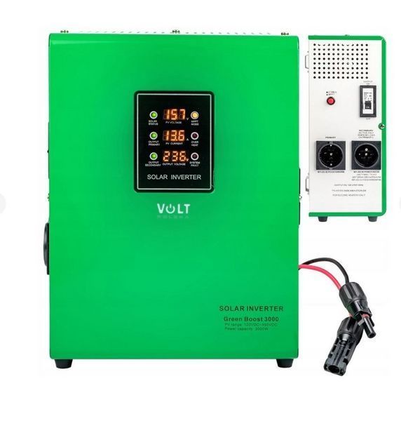 Инвертор солнечный Volt Polska GREEN BOOST MPPT 3000 BYPASS (120-350VDC) 3SR3000005 W2046 фото