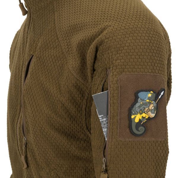 Толстовка флісова Helikon-Tex ALPHA TACTICAL GRID FLEECE Shadow Grey BL-ALT-FG-35 M1255551058 фото