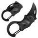 Ніж з карабіном JB Tacticals JB-17 EDC black JB-KNF-0017-BLK A9114 фото 1
