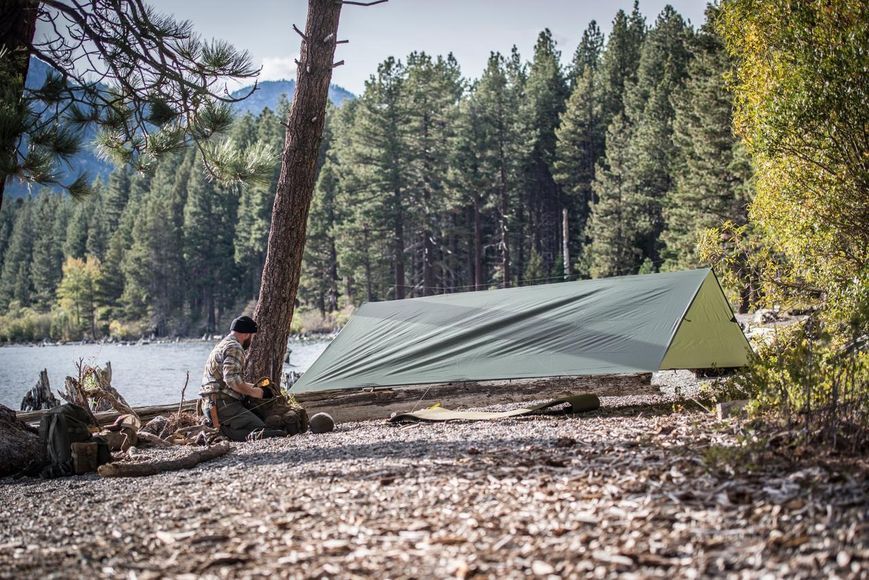 Тент універсальний Helikon-Tex SUPERTARP Polyester Ripstop Taiga Green PO-STP-PO-09 M1255551178 фото