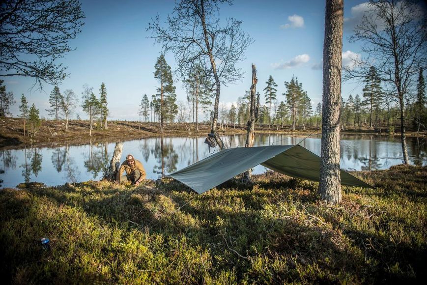 Тент універсальний Helikon-Tex SUPERTARP Polyester Ripstop Taiga Green PO-STP-PO-09 M1255551178 фото