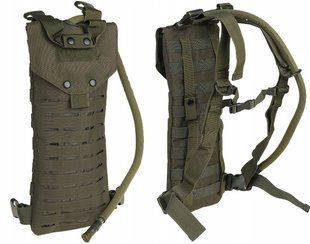 Система гідратації в модульномуРюкзаку/чохлі Mil-Tec MOLLE LASER CUT 2.5 л Olive 14543001 T00235 фото