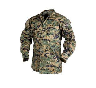 Толстовка китель Helikon-Tex USMC PoliCotton Twill Marpat USMC Digital Woodland BL-USM-PT-07 S P1236977 фото