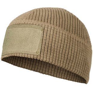 Шапка флісова Helikon-Tex Range Beanie Grid Fleece Coyote CZ-RBN-FG-04 M1255551832 фото
